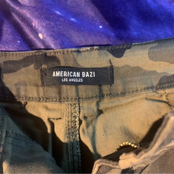 Dolls Kill camo U Know The Drill camouflage cargo shorts S - Picture 5 of 5